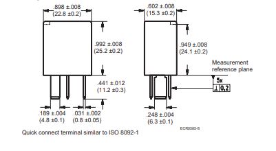 Реле электромагнитное Tyco Electronics V23074-A1001-A403 / V23074A1001A403 / Claas 0000130550