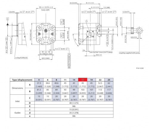 SNP2/17 Гидронасос шестеренный Sauer Danfoss SNP2 / 17 S FR03 ( Danfoss SNP2/17SFR03 ) 111.20.083.00
