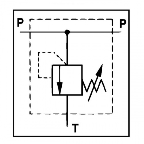 Предохранительный клапан Hansa Flex HKV01225012 / HK V0 12 250 12 (50-250Bar) VMP 3/4